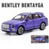 1 24 Alloy Car Model Compatible for Bentley Bentayga Simulation Pull Back Car Ornaments Green