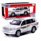 1:24 Alloy Car Model with Light Sound Simulation 6-Door Openable Diecast Vehicle