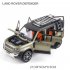 1 24 Alloy Pull back Car Model Ornaments Simulation Off road Vehicle With Sound Light For Kids Gifts White