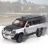 1 24 Alloy Pull back Car Model Ornaments Simulation Off road Vehicle With Sound Light For Kids Gifts White