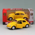 1 24 Alloy Simulation Car Off road Vehicle with Light Sound Doors Open Delicate Collection yellow