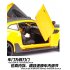 1 24 Children Steering Alloy Car Mould Toy with Rubber Wheel for Decoration yellow