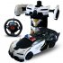 1 24 Deformation Remote Control Car Electric Robot Children Toy Gift Orange black 1 24