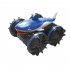 1 24 Four wheel Drive Amphibious Shark Head Stunt Car Gesture Sensing Drift Remote Control Car Model Toy grey 1 24