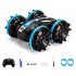 1 24 Jjrc Q113 2 4ghz Radio Control Vehicle Toys 4wd 360 Rotate RC Stunt Flip Car Water Land Drift Amphibious Car Blue