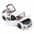 1 24 R8 Alloy Sports  Car  Model  Toy Simulation Sound Lights Pull Back Car With Refined Interior Exterior Collection Gifts White
