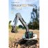 1 24 RC Alloy Engineering Vehicle 9 channel Simulation Excavator Dump Truck Model 667 alloy excavator