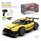 1:24 RC Racing Car 4CH 2WD High Speed 15km/h Alloy Remote Control Car For Boys Girls Birthday Christmas Gifts