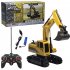 1 24 Simulate Alloy RC Excavator with Remote Control Electronic Engineering Truck Toy