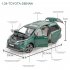 1 24 Simulation Alloy Car Model Ornaments for Toyota Sena Alloy Car Toy for Children Black