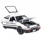 1:28 Alloy Car Model with Sound Light Ae86 Simulation Pull Back Car Model
