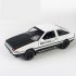 1 28 Alloy Car Model with Sound Light Ae86 Simulation Pull Back Car Model Ornaments
