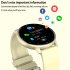1 28 Inch Zl02 Smart Watch Heart Rate Blood Pressure Monitor Sport Running Watch Compatible for Android iOS Pink