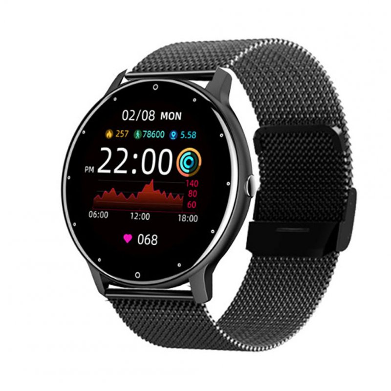 1.28 Inch Zl02 Smart Watch Heart Rate Blood Pressure Monitor Sport Running Watch