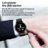 1 28 Inch Zl02 Smart Watch Heart Rate Blood Pressure Monitor Sport Running Watch Compatible for Android iOS Black