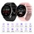 1 28 Inch Zl02 Smart Watch Heart Rate Blood Pressure Monitor Sport Running Watch Compatible for Android iOS Black
