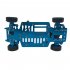 1 28 Mini Q Metal RC Car Frame Upgrade Parts with Differential Tire default