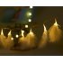 1 2M 10LEDs Feather String Light Night Light for Christmas Festivals Weddings Decoration pink feather 1 2 meters 10 lights