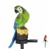 1 2V Outdoor Solar Lights IP65 Waterproof Parrot Shape Solar Ground Insert Landscape Light Resin Crafts green