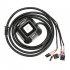 1 2m Desktop Computer Pc Power On off Reset Button Switch Cable Block Extender Black