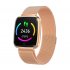 1 3 Inch Color Screen Exercise Heart Rate Blood Pressure Sleep Detection Call Alert Smart Bracelet Blue silicone strap