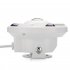 1 3 megapixel IP fisheye camera has a 360 degree wide angle lens  mobile phone support for remote viewing as well as night vision  IR cut and motion detection 