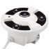 1 3 megapixel IP fisheye camera has a 360 degree wide angle lens  mobile phone support for remote viewing as well as night vision  IR cut and motion detection 