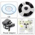 1 3 megapixel IP fisheye camera has a 360 degree wide angle lens  mobile phone support for remote viewing as well as night vision  IR cut and motion detection 