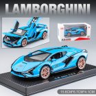 1:32 Alloy Car Model Ornaments Simulation Pull Back Car Toys with Sound Light