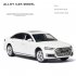 1 32 Alloy Car Model Collectiion 6 Openable Doors Return Power Music Light Toy white