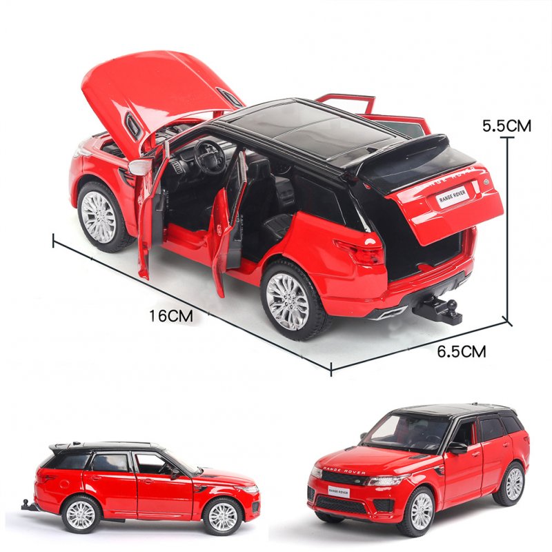 1:32 Alloy Car Model Vehicle Model Simulation Family Car Model Car Ornaments red