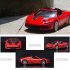 1 32 Alloy Diecast Car Model Ornaments Simulation Pull back Car With Light Sound Openable Door Birthday Christmas Gifts For Boys Girls red