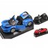 1 32 Alloy Diecast Car Model Ornaments Simulation Pull back Car With Light Sound Openable Door Birthday Christmas Gifts For Boys Girls blue