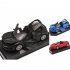 1 32 Alloy Diecast Car Model Ornaments Simulation Pull back Car With Light Sound Openable Door Birthday Christmas Gifts For Boys Girls blue