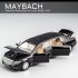 1 32 Alloy Extended Car Model Simulation Pull Back Car Model S650 Black