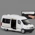 1 32 Alloy Pull Back Rv Car Ornaments with Sound Light Simulation Car Model Toys White