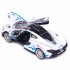 1 32 Alloy Simulate Racing Car Model Toy with Light Sound Function for McLaren P1  Box Packing  black