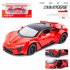 1 32 Alloy Sports Car Model Toy for Children Christmas Gift Decoration white