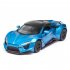 1 32 Alloy Sports Car Model Toy for Children Christmas Gift Decoration Black