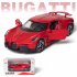 1 32 Alloy Sports Car Toys Simulation Pull Back Car Model Ornaments with Sound Light Red