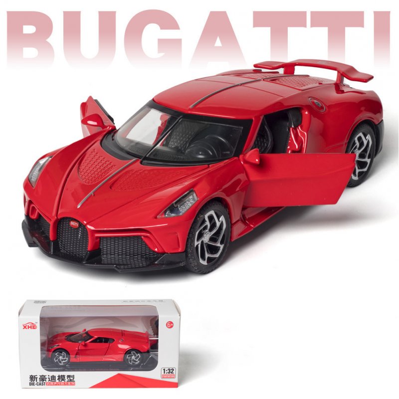 1:32 Alloy Sports Car Toys Simulation Pull Back Car Model Ornaments