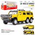 1 32 Car Model for Hummer H2 Off road High Simulation Alloy Car Model Sound And Light Pull Back Door Boy Car Toy For Children Gifts black