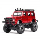 1:32 G63 G500 Metal Alloy Car Model Toy  with light Sound for Kids red