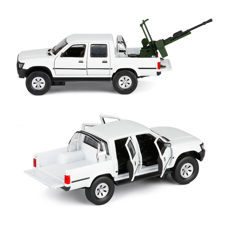 1:32 Hailax Pickup Truck Modeling Alloy Simulation Sound Light Toy white