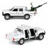 1 32 Hailax Pickup Truck Modeling Alloy Simulation Sound Light Toy white