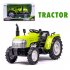 1 32 Mini Simulation Alloy Tractor Shape Model Farmer Car Toy with Light Sound green