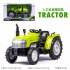 1 32 Mini Simulation Alloy Tractor Shape Model Farmer Car Toy with Light Sound green