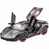 1 32 Pull Back Car Model with Sound Light Compatible for Lambo Lp770 780 Alloy Car Model Ornament Black
