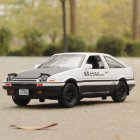 1:32 Simulate Alloy AE86 Car Pull Back Light Sound Modeling Toy(Box Packing) white
