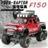 1 32 Simulated Raptor F150 Acousto Optic Resilient Alloy Model Car Children Toy for Ornament white